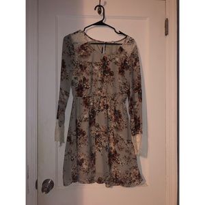 Floral and Lace Dress